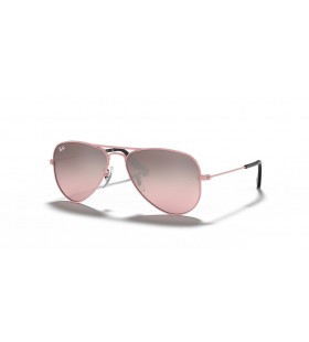 Ray-Ban RB9506S الطيار الاطفال M (50 - 13) مع الوردي عدسات و نظارات الإطار الوردي
