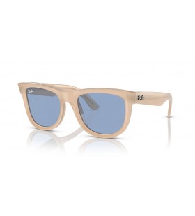 Ray-Ban RBR0502S Ø¹Ø§Ø¨Ø± Ø³Ø¨ÙŠÙ„ Ø¹ÙƒØ³ S (50 - 22) Ù…Ø¹ Ø§Ù„Ø¹Ø¯Ø³Ø§Øª Ø§Ù„Ø²Ø±Ù‚Ø§Ø¡ Ùˆ Ø§Ù„Ø¨ÙŠØ¬ Ù†Ø¸Ø§Ø±Ø§Øª Ø§Ù„Ø¥Ø·Ø§Ø±