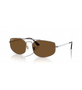 Ray-Ban RB3845 Explorer V XL (57 - 17) Ù…Ø¹ Ø§Ù„Ø¨Ù†ÙŠ Ø§Ù„Ø¹Ø¯Ø³Ø§Øª Ùˆ Ø§Ù„Ù†Ø¸Ø§Ø±Ø§Øª Ø§Ù„Ø´Ù…Ø³ÙŠØ© Ø§Ù„Ø¥Ø·Ø§Ø± Ø§Ù„ÙØ¶ÙŠ