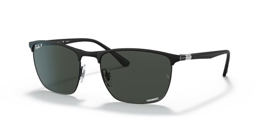 Ray-Ban RB3686 Chromance XL (57 - 19) s Šedá skla a Černý rám Brýle