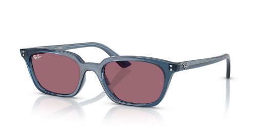 Ray-Ban RB4456 Zaya Bio-Based XXS (50 - 19) s Violet čočky a Modrá rám sluneční Brýle