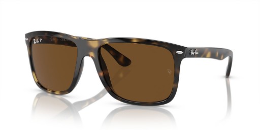 Ray-Ban RB4547 Přítel Dvě L (57 - 18) s Hnědými čočkami a Želva rám sluneční Brýle
