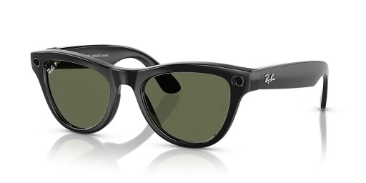 Ray-Ban RW4010 Ray-Ban | Meta Skyler M (52 - 20) s Zelené čočky a Černý rám sluneční Brýle