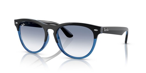Ray-Ban RB4471 Iris L (54 - 18) s Modrými skly a Černý rám sluneční Brýle