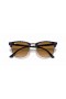 Ray-Ban Clubmaster RB3016 Fleck L (51 - 21) s Hnědými čočkami a Hnědý rám sluneční Brýle