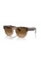 Ray-Ban RB0298S Mega Hawkeye L (53 - 21) s Hnědými čočkami a Želva rám sluneční Brýle