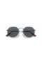 Ray-Ban RB8165 Jack Titanium S (51 - 20) s Modrými skly a Stříbrný rám sluneční Brýle
