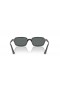 Ray-Ban RB4455 Zuri Bio-Založené L (52 - 19) s Šedá skla a Černý rám Brýle