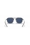 Ray-Ban RB3588 L (55 - 19) s Modrými skly a Černý rám sluneční Brýle