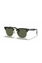 Ray-Ban RB3507 Clubmaster Aluminum L (51 - 21) s Zelené čočky a Černý rám sluneční Brýle