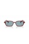 Ray-Ban RB4455 Zuri Bio-Based S (49 - 19) s Modrými skly a Hnědý rám sluneční Brýle