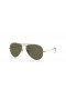 Ray-Ban RB3025 Aviator Classic XXL (62 - 14) s Zelené čočky a Zlatý rám sluneční Brýle