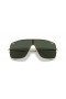 Ray-Ban RB3697 Křídla II XXL (0 - 135) s Zelené čočky a Zlatý rám sluneční Brýle