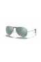 Ray-Ban RB3449 L (59 - 14) se Stříbrnými skly a Stříbrný rám sluneční Brýle