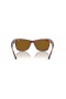 Ray-Ban RB2140 Original Wayfarer Classic L (50 - 22) s Hnědými čočkami a Hnědý rám sluneční Brýle