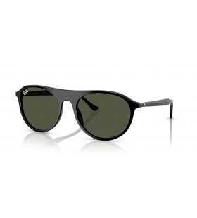Ray-Ban RB2215 XXL (59 - 20) s Zelené čočky a Černý rám sluneční Brýle