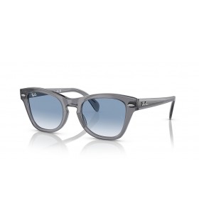 Ray-Ban RB0707S XL (53 - 21) s Modrými skly a Šedý rám sluneční Brýle