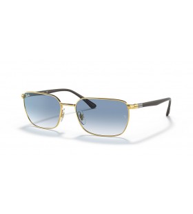 Ray-Ban RB3684 XL (58 - 18) s Modrými skly a Zlatý rám sluneční Brýle