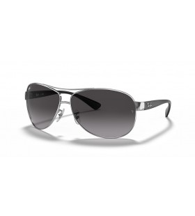 Ray-Ban RB3386 XXL (67 - 13) s Å edÃ½mi ÄoÄkami a StÅ™Ã­brnÃ½ rÃ¡m sluneÄnÃ­ BrÃ½le