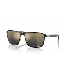 Ray-Ban RB3721CH Chromance XXL (59 - 17) s ModrÃ½mi skly a ÄŒernÃ½ rÃ¡m sluneÄnÃ­ BrÃ½le