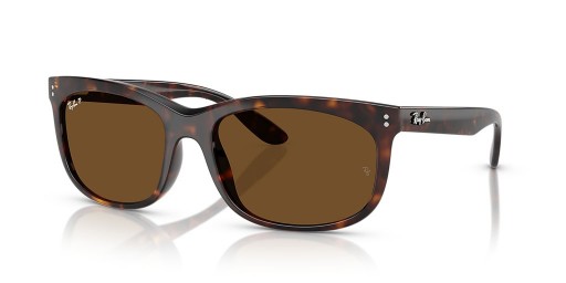 Ray-Ban RB2389 Balorette XL (60 - 19) med Brune linser og Tortoise frame Solbriller