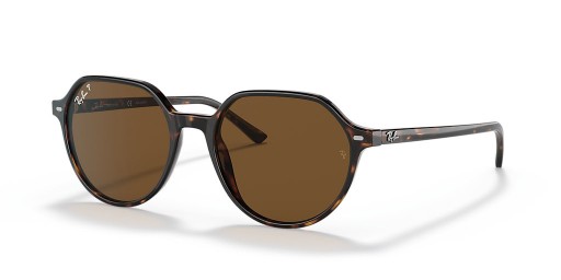 Ray-Ban RB2195 Thalia S (53 - 18), med Brune linser og Tortoise frame Solbriller