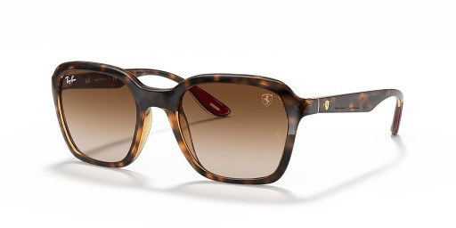 Ray-Ban RB4343M Scuderia Ferrari Collection M (52 - 20) med Brune linser og Tortoise frame Solbriller