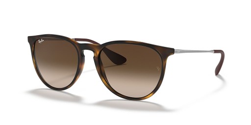 Ray-Ban RB4171F Erika Classic M (54 - 18), med Brune linser og Tortoise frame Solbriller