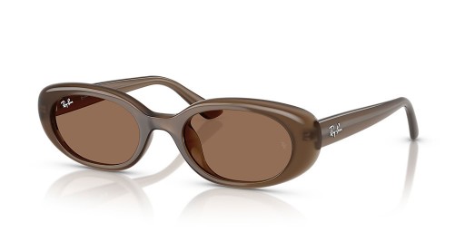 Ray-Ban RB4441D Bio-Baseret L (53 - 21) med Brune linser og Brun ramme Solbriller