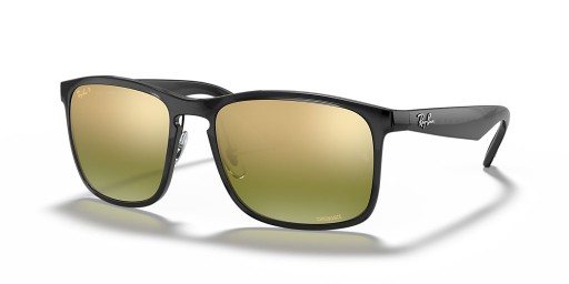Ray-Ban RB4264 Chromance XL (58 - 18) med Grønne linser og Solbriller Grå ramme