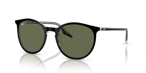 Ray-Ban RB2204 S (51 - 20) med Grønne linser og Sort ramme Solbriller