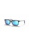 Ray-Ban RB9061SF Chris Kids L (52 - 14) med Blå linser og Sort ramme Solbriller
