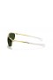Ray-Ban RB3119M Olympian jeg Deluxe-L (62 - 18) med Grønne linser og Guld ramme Solbriller