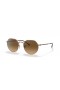Ray-Ban RB3565 Jack L (53 - 20) med Brune linser og Kobber ramme Solbriller