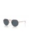 Ray-Ban RB3565 Jack Rose Guld M (51 - 20) med Blå linser og Pink ramme Solbriller