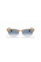 Ray-Ban RB3946 Klubmester Oval S (52 - 19) med Blå linser og Beige ramme Solbriller