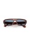 Ray-Ban RB4454 Lukas Bio-Baseret XL (56 - 20) med Blå linser og Brun ramme Solbriller