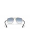Ray-Ban RB3683 L (56 - 15) med Blå linser og Sort ramme Solbriller