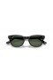 Ray-Ban RB4140 S (49 - 20) med Grønne linser og Sort ramme Solbriller