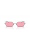 Ray-Ban RB3728 Yevi Bio-Baseret L (55 - 18), med Pink glas og sølvramme Solbriller