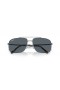 Ray-Ban RB3796 L (59 - 15) med Blå linser og Sølv ramme Solbriller