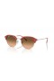 Ray-Ban RB4429 XL (53 - 20) med Pink linser og Rød ramme Solbriller
