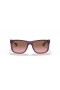Ray-Ban RB4165 Justin Klassiske XS (51 - 16) med Brune linser og ramme Solbriller Violet