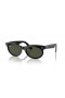 Ray-Ban RB2242 Wayfarer Oval L (53 - 22) med Grønne linser og Sort ramme Solbriller