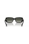 Ray-Ban RB4389 L (58 - 17) med Grå linser og Sort ramme Solbriller