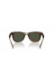 Ray-Ban RB4105 Folding Wayfarer Classic L (50 - 22) med Grønne linser og Tortoise frame Solbriller