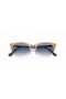 Ray-Ban RB3946 Klubmester Oval S (52 - 19) med Blå linser og Beige ramme Solbriller