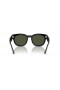Ray-Ban RB0298SF Mega Hawkeye L (53 - 21) med Grønne linser og Sort ramme Solbriller