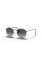 Ray-Ban RB3447N Runde Flade Linser L (53 - 21) med Grå linser og Sort ramme Solbriller