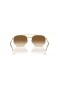 Ray-Ban RB3707 L (54 - 20) med Brune linser og Guld ramme Solbriller